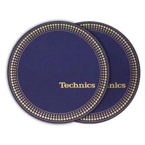 Technics Strobo Blue/Gold Slipmats