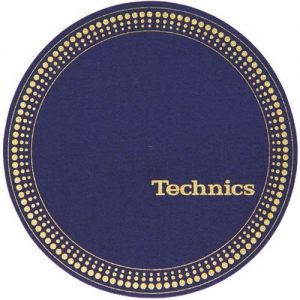 Technics Strobo Blue/Gold Slipmats