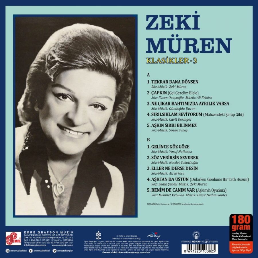 Zeki Müren Klasikler 3 Dünden Bugüne 11 - Plak - Görsel 2