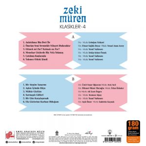 Zeki Müren Klasikler 4 / Dünden Bugüne 10 - Plak