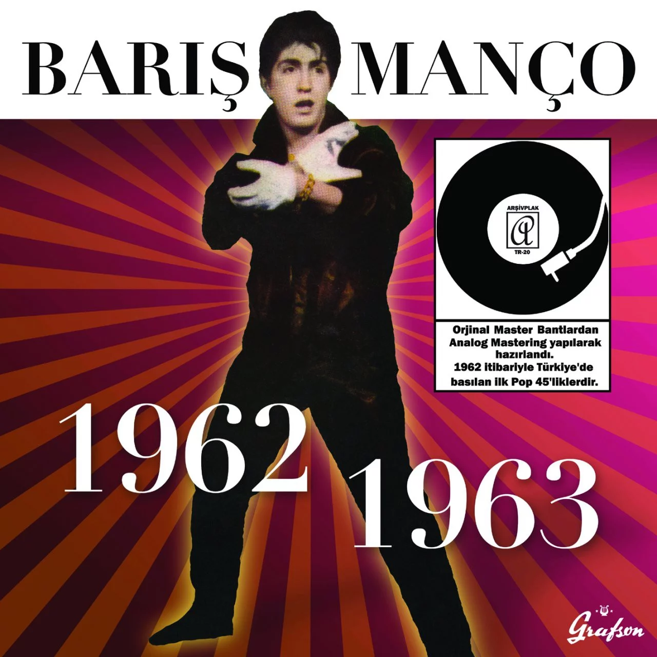 Barış Manço 1962 - 1963 - Plak Barış Manço 1962 - 1963 - Plak