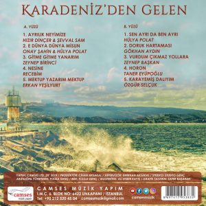 Çeşitli Sanatçılar Karadeniz'den Gelen - Plak
