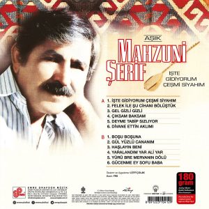 Aşık Mahzuni Şerif İşte Gidiyorum Çeşmi Siyahım - Plak