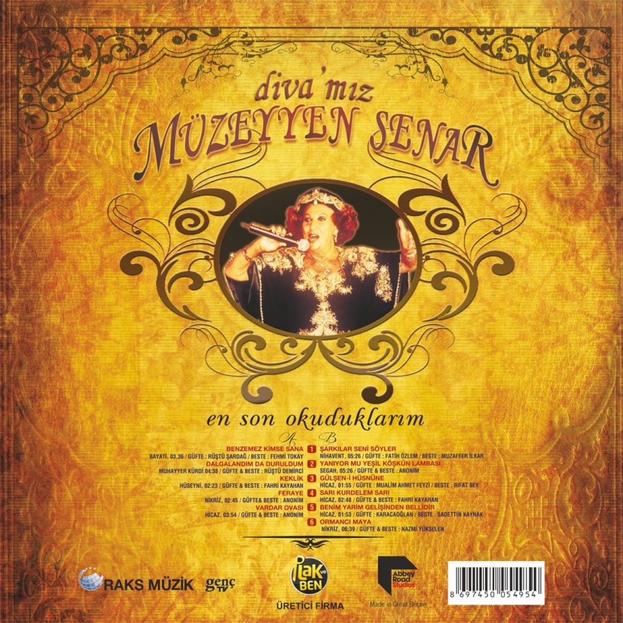 Müzeyyen Senar Diva'mız Son Okuduklarım - Plak - Görsel 2