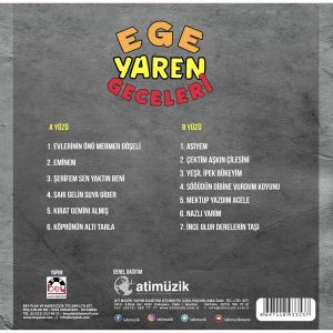 Ege Yaren Geceleri - Plak