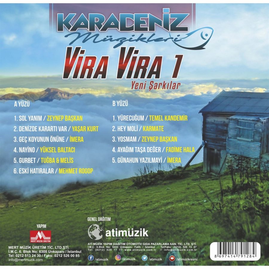 Karadeniz Müzikleri Vira Vira 1 - Plak