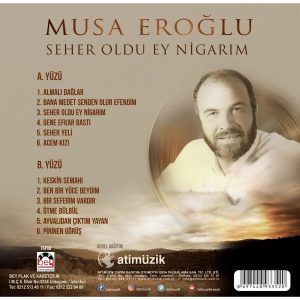 Musa Eroğlu Seher Oldu Ey Nigarım - Plak