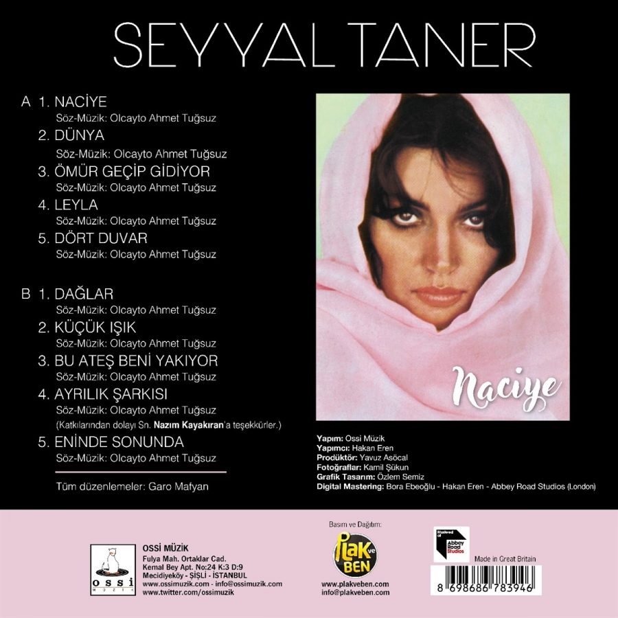 Seyyal Taner Naciye - Plak - Görsel 2