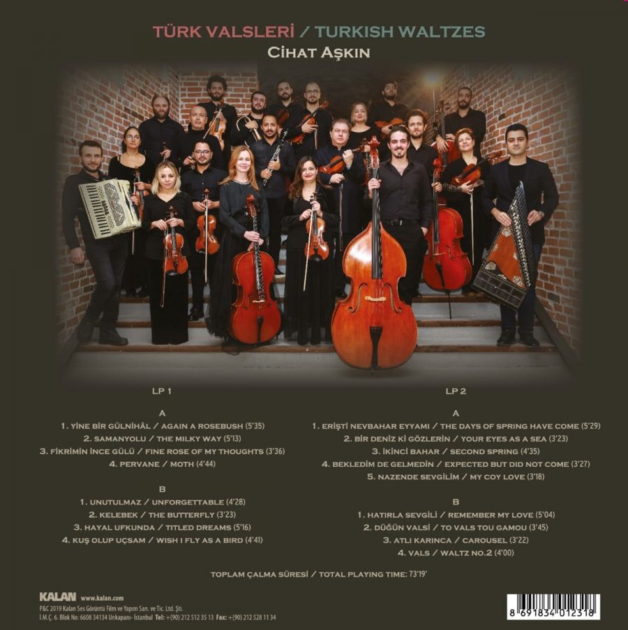 Cihat Aşkın Türk Valsleri -  Plak - Görsel 2
