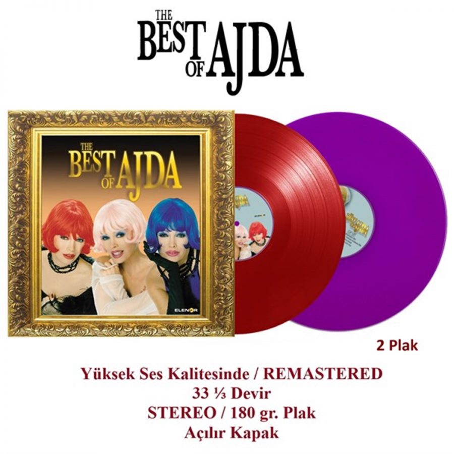 Ajda Pekkan The Best Of Ajda Renkli Plak - 2 Plak