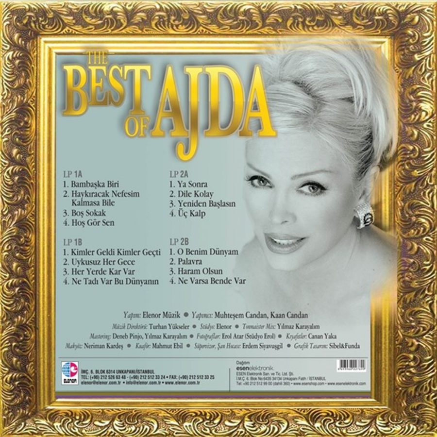 Ajda Pekkan The Best Of Ajda Renkli Plak - 2 Plak