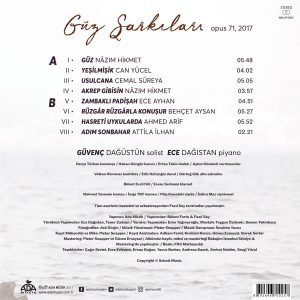 Fazıl Say Güz Şarkıları - Plak