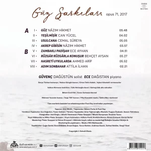 Fazıl Say Güz Şarkıları - Plak