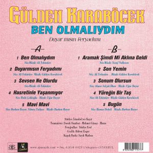 Gülden Karaböcek Ben Olmalıydım - Plak