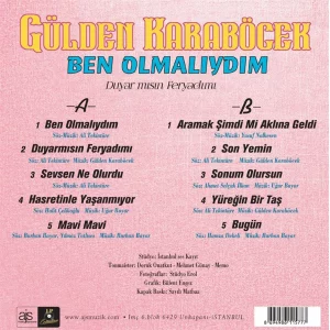 Gülden Karaböcek Ben Olmalıydım - Plak