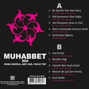 Muhabbet 4 - Arif Sağ, Yavuz Top, Musa Eroğlu - Plak