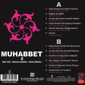 Muhlis Akarsu, Musa Eroğlu, Arif Sağ - Muhabbet 2 - Plak