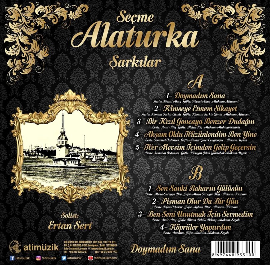 Seçme Alaturka Şarkılar Ertan Sert - Plak