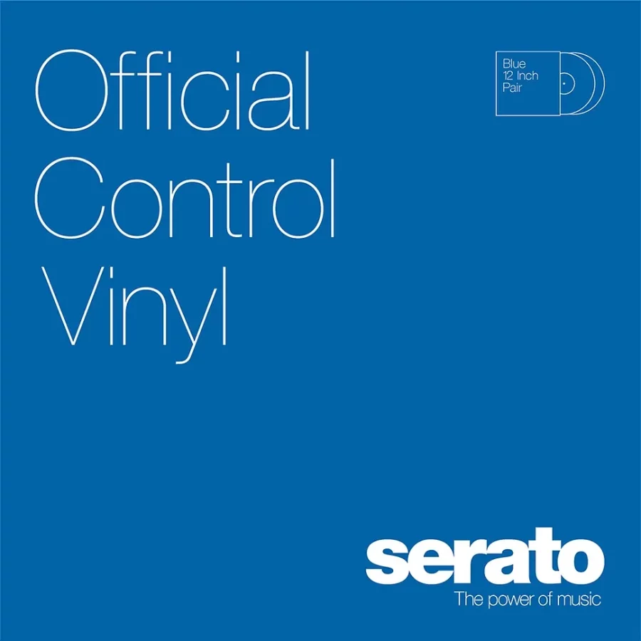 Serato 12" Control Vinyl Performance Series Blue - Görsel 3