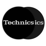 Technics Logo Silver Slipmats