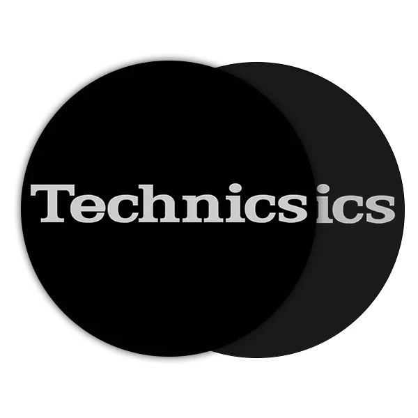 technics-logo-silver-slipmats Technics Logo Silver Slipmats