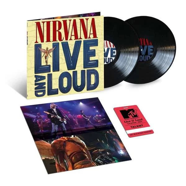 nirvana-live-and-loud-plak Nirvana Live And Loud - Plak