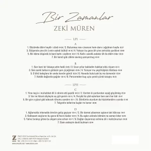 Zeki Müren Bir Zamanlar - 2 Plak