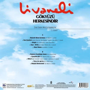 Zülfü Livaneli Gökyüzü Herkesindir - Plak