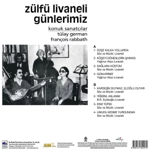 Zülfü Livaneli Günlerimiz - Plak