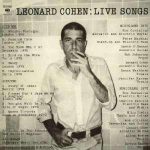 Leonard Cohen Live Songs - Plak