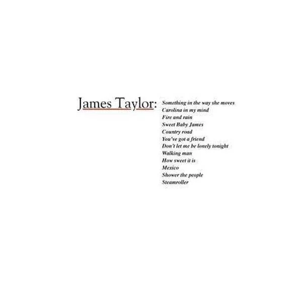 0000000703455-1.jpg James Taylor Greatest Hits - Plak - Görsel 1