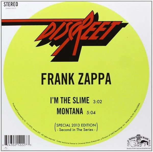 0001690685001-1.jpg Frank Zappa I'm The Slime/Montana - Single - Plak - Görsel 1
