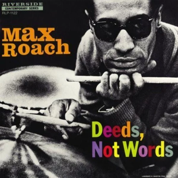 0001708436001-1.jpg Max Roach Deeds Not Words - Plak - Görsel 1