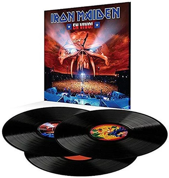 0001717970001-1.jpg Iron Maiden En Vivo! Live in Santiago de Chile - Plak - Görsel 1