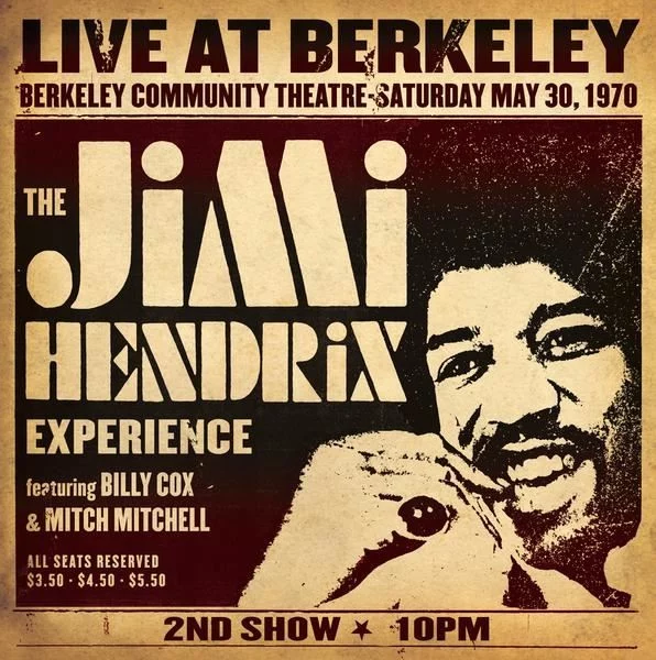 0001721299001-1.jpg Jimi Hendrix Live At Berkeley (Remastered) - Plak - Görsel 1