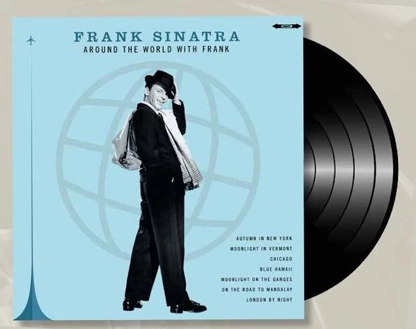 0001733854001-1.jpg Frank Sinatra Around The World With Frank -Plak - Görsel 1