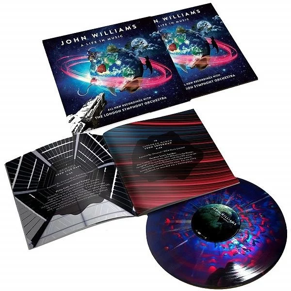 0001789275001-1.jpg John Williams, London Symphony Orchestra A Life In Music (Color Marble/Splatter Vinyl) - Plak - Görsel 1