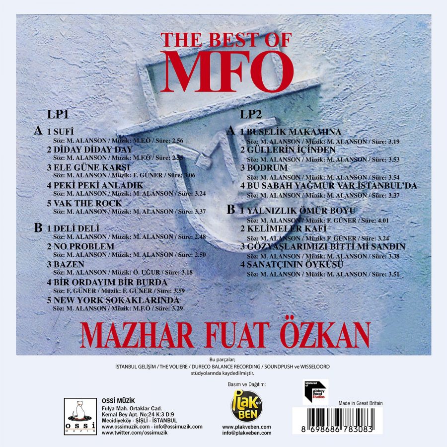 MFÖ The Best Of MFÖ - Plak (Özel Renkli Baskı Plak)
