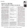 Milt Jackson, John Coltrane Bags & Trane (Remastered - Mono) - Plak - Görsel 2