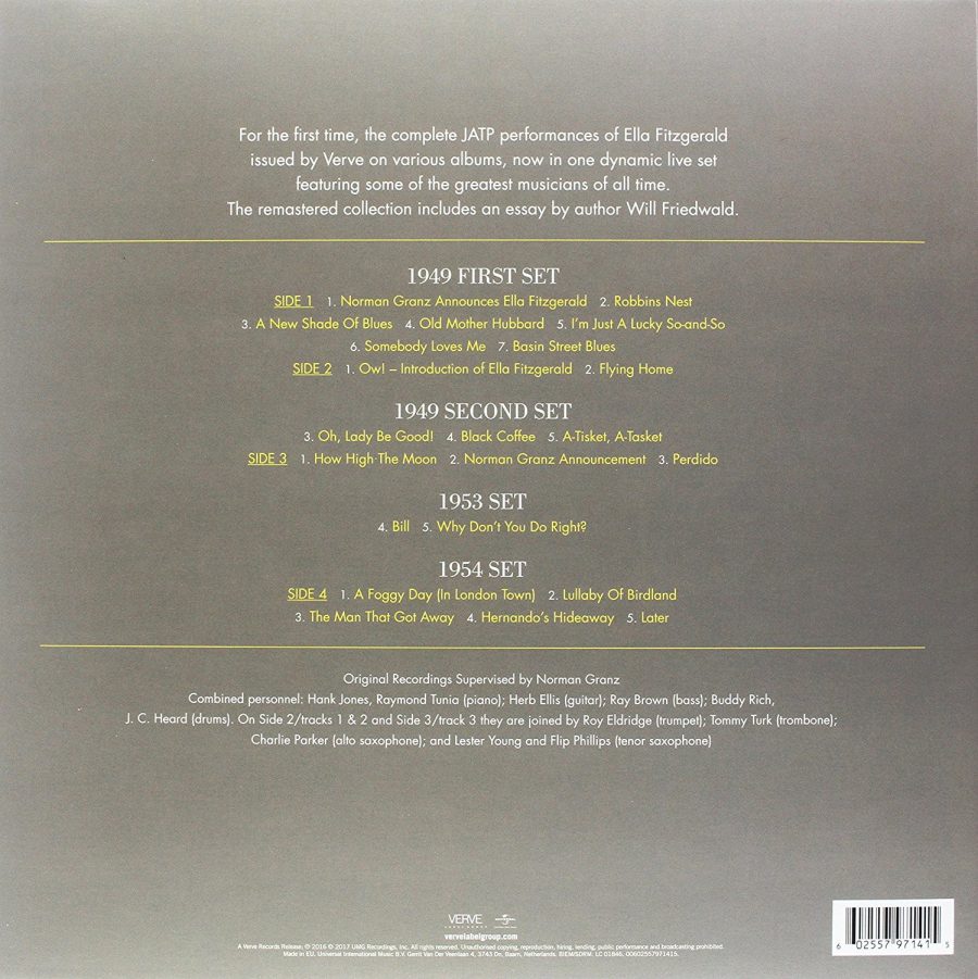 Ella Fitzgerald Jazz At The Philharmonic (Remastered) - Plak - Görsel 2