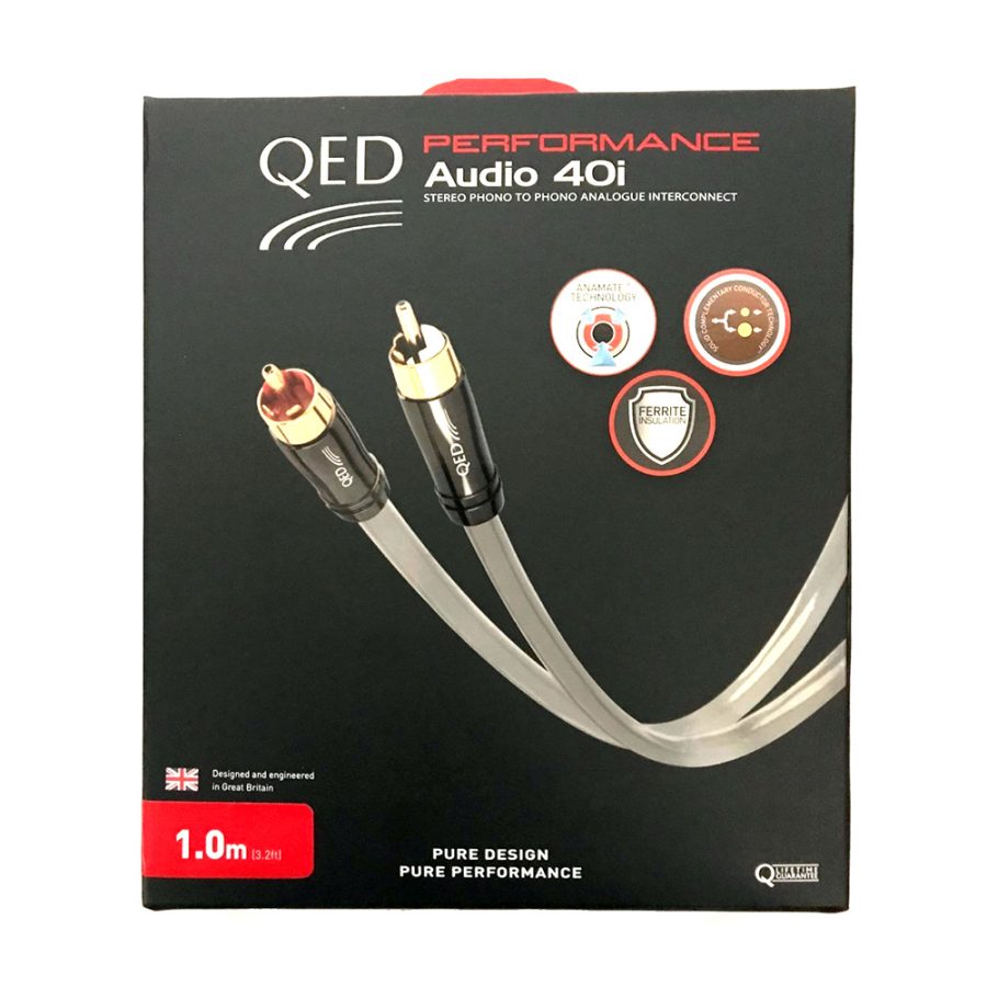 QED QE-6113 Performance Audio 40i RCA Kablo - 1 Metre