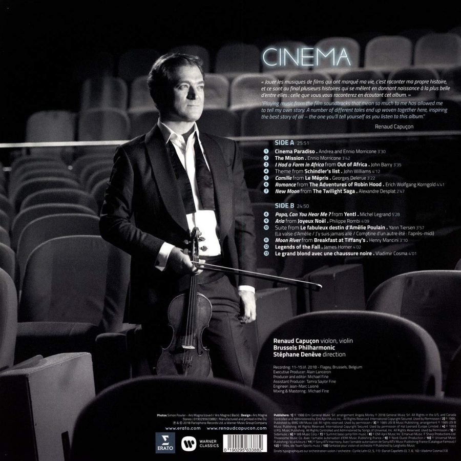 Renaud Capuçon Cinema - Plak - Görsel 2