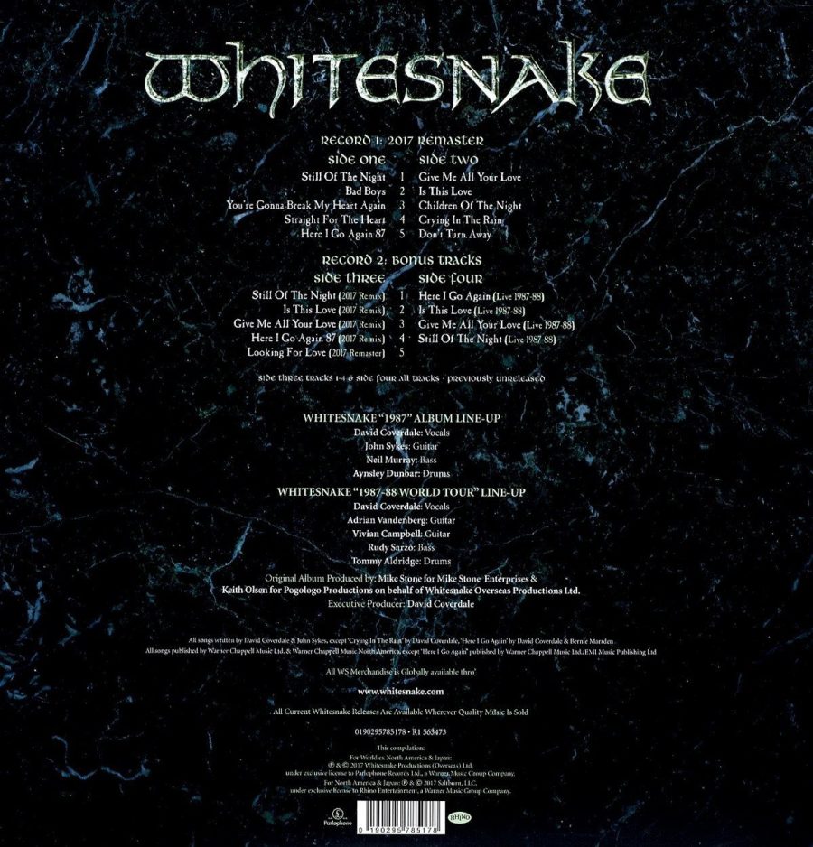 Whitesnake 1987 (30th-Anniversary-Edition) - Single - Plak - Görsel 2