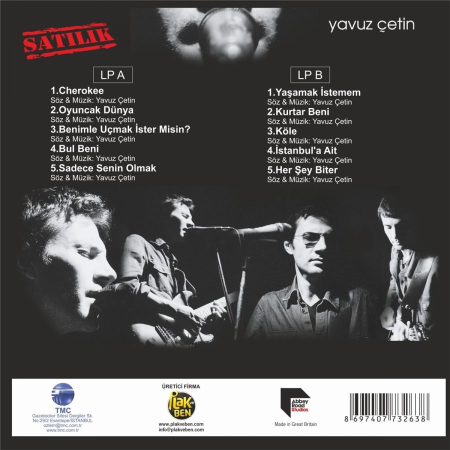 Yavuz Çetin Satılık - Renkli Plak