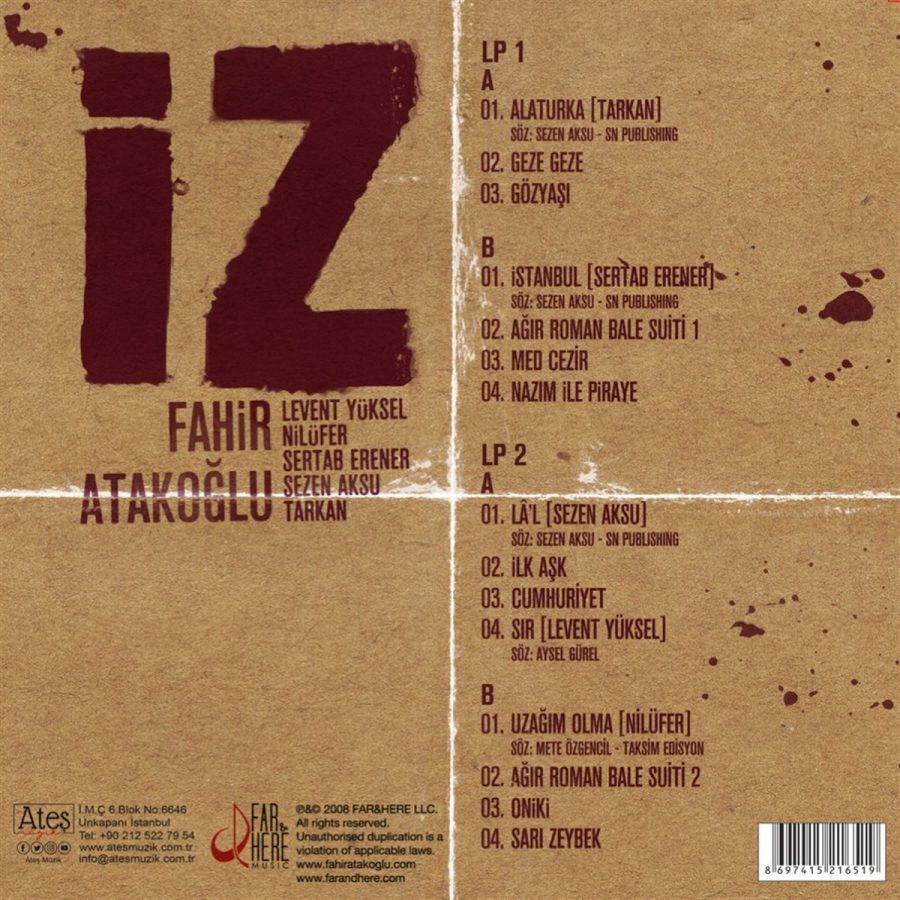 Fahir Atakoğlu İz 2 Plak