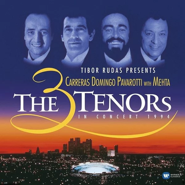 0001706771001-1.jpg Luciano Pavarotti The 3 Tenors in Concert - Plak - Görsel 1