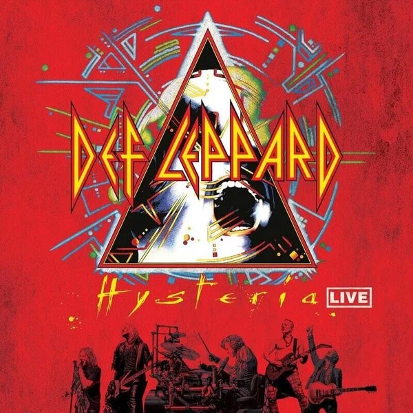 0001885444001-1.jpg Def Leppard Hysteria (Live At The O2 Arena) (Clear Vinyl) - Plak - Görsel 1