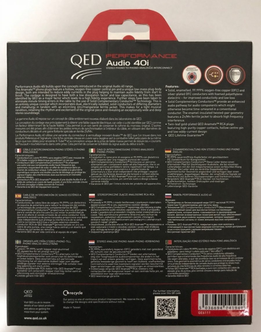 QED QE-6111 Performance Audio 40i RCA Kablo 60 cm - Görsel 4