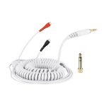 Spiral Cord DeLuxe Sennheiser HD 25 Beyaz Kablo / 3,5 Metre