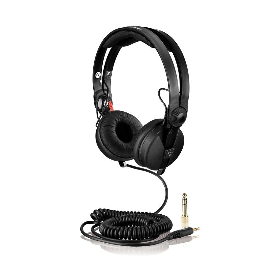 Spiral Cord DeLuxe Sennheiser HD 25 Kırmızı Kablo / 3,5 Metre - Görsel 2